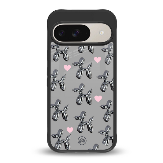 metallic unicorns back phone cover | glass case for google pixel 9