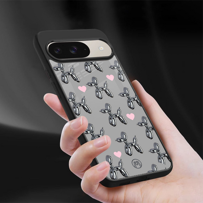 metallic unicorns back phone cover | glass case for google pixel 9