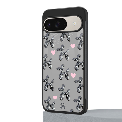 metallic unicorns back phone cover | glass case for google pixel 9