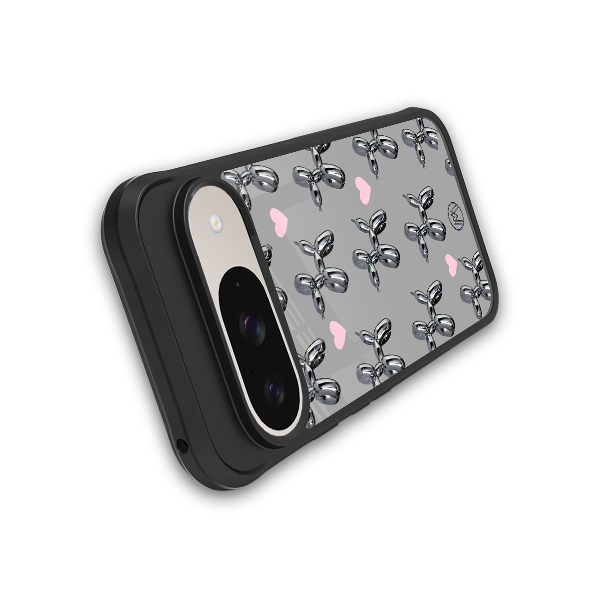 metallic unicorns back phone cover | glass case for google pixel 9