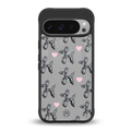 metallic unicorns back phone cover | glass case for google pixel 9 pro xl