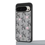 metallic unicorns back phone cover | glass case for google pixel 9 pro xl