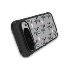 metallic unicorns back phone cover | glass case for google pixel 9 pro xl