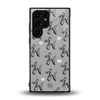 metallic unicorns back phone cover | glass case for samsung galaxy s23 ultra