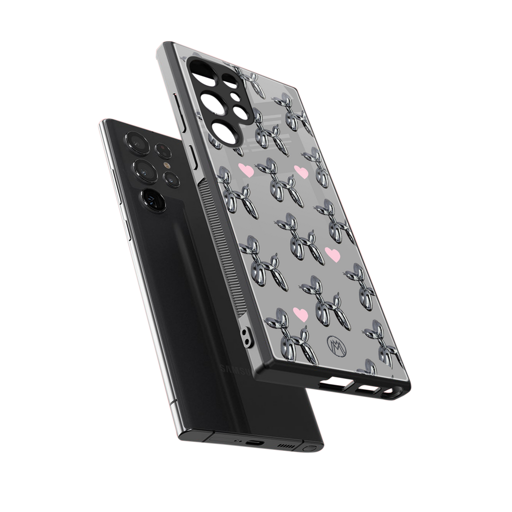 metallic unicorns back phone cover | glass case for samsung galaxy s24 ultra