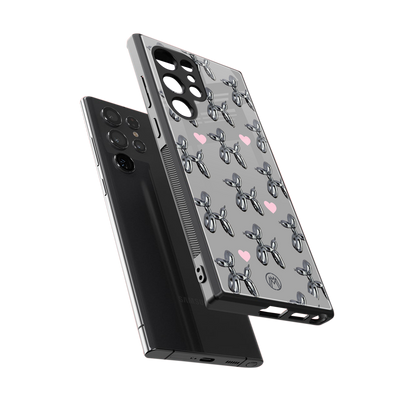 metallic unicorns back phone cover | glass case for samsung galaxy s23 ultra