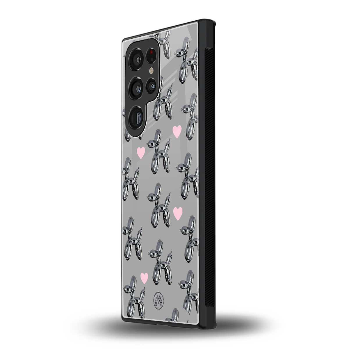 metallic unicorns back phone cover | glass case for samsung galaxy s23 ultra