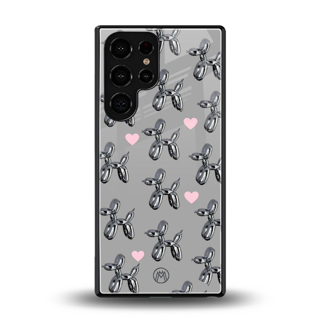 metallic unicorns back phone cover | glass case for samsung galaxy s25 ultra