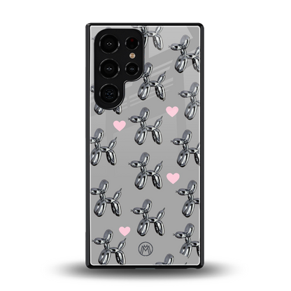 metallic unicorns back phone cover | glass case for samsung galaxy s25 ultra
