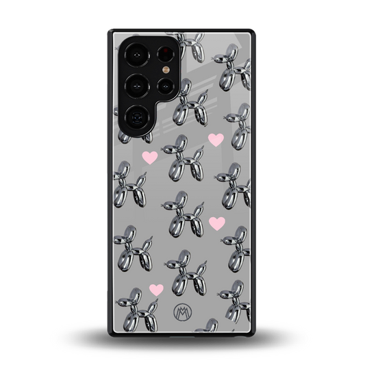 metallic unicorns back phone cover | glass case for samsung galaxy s25 ultra