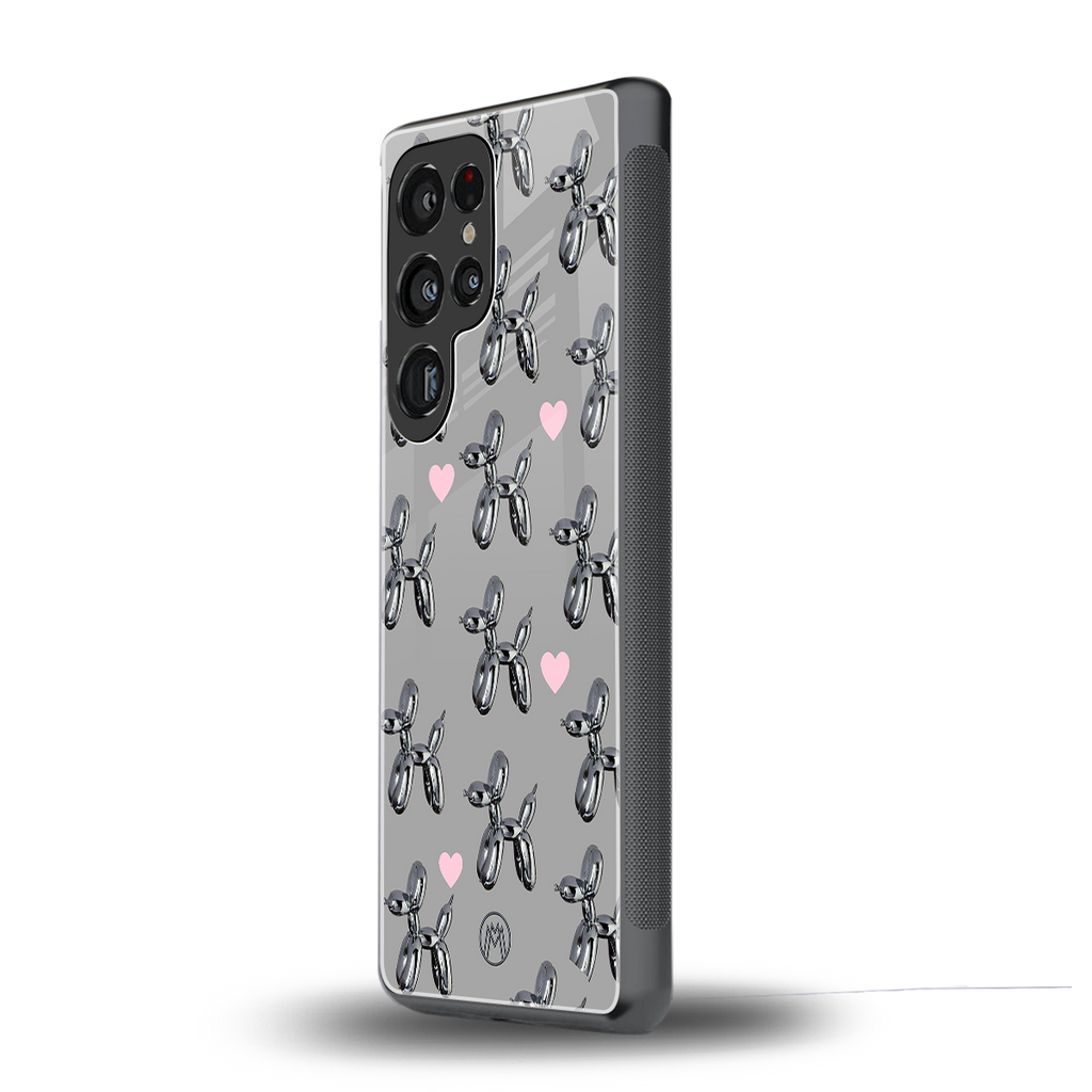 metallic unicorns back phone cover | glass case for samsung galaxy s25 ultra