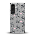metallic unicorns back phone cover | glass case for samsung galaxy s24 plus