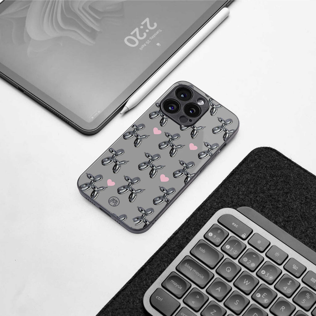 metallic unicorns back phone cover | glass case for samsung galaxy s24