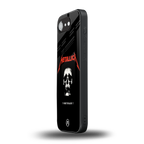 metallica black back phone cover | glass case for iphone 16e