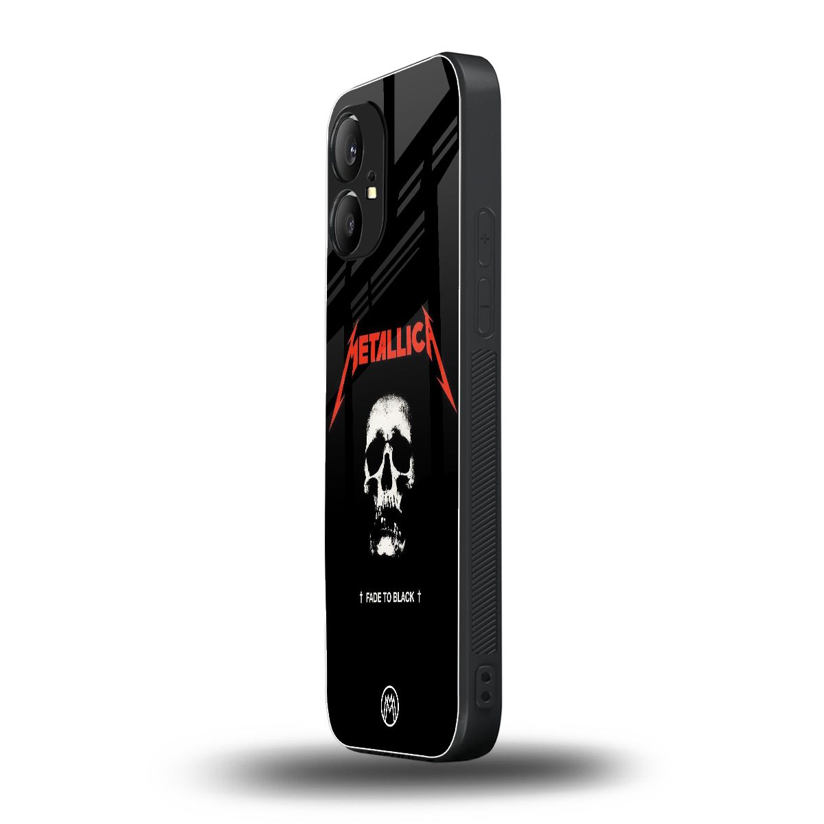 metallica black back phone cover | glass case for nothing phone 1
