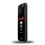 metallica black back phone cover | glass case for nothing phone 2