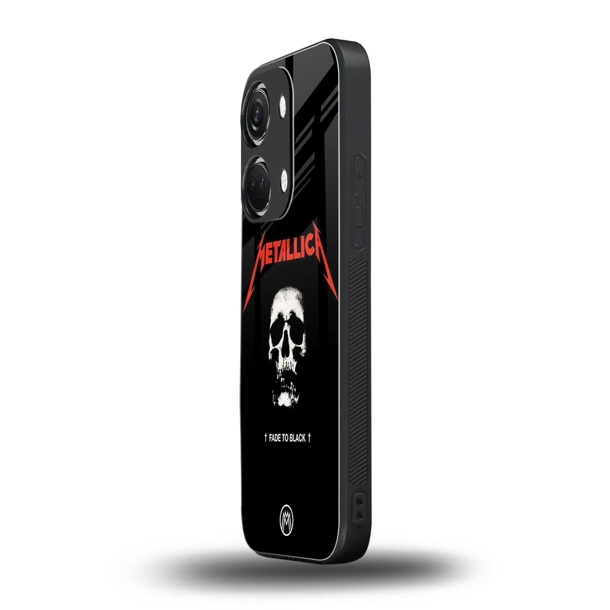 metallica black back phone cover | glass case for oneplus nord 3