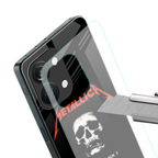 metallica black back phone cover | glass case for oneplus nord 3