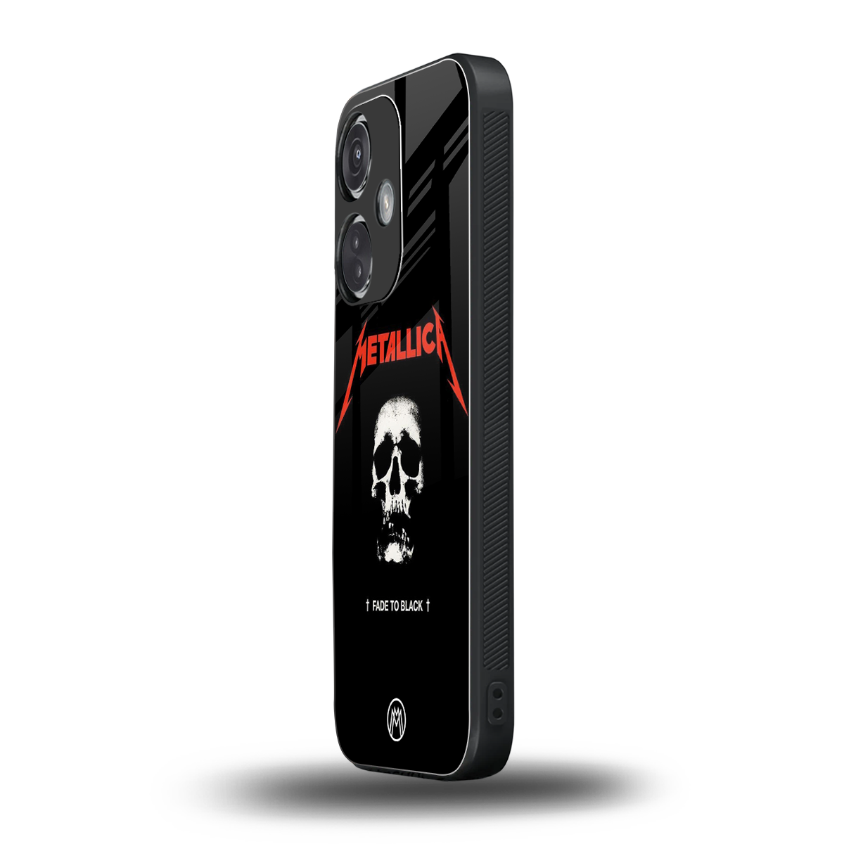 metallica black back phone cover | glass case for oneplus nord ce 3