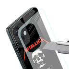 metallica black back phone cover | glass case for oneplus nord ce 3