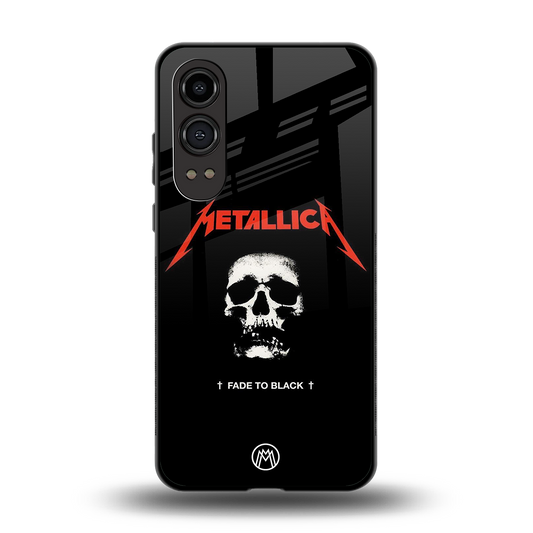metallica black back phone cover | glass case for oneplus nord ce 4 lite