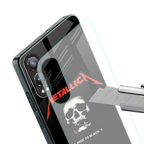 metallica black back phone cover | glass case for oneplus nord ce 4 lite
