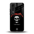 metallica black back phone cover | glass case for oneplus nord ce 4