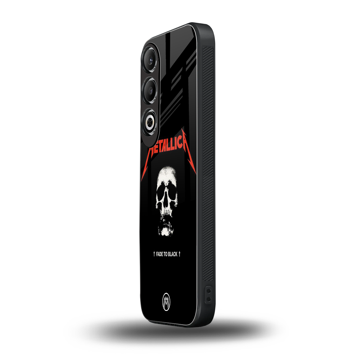 metallica black back phone cover | glass case for oneplus nord ce 4