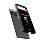 metallica black back phone cover | glass case for google pixel 6 pro