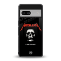metallica black back phone cover | glass case for Google Pixel 7