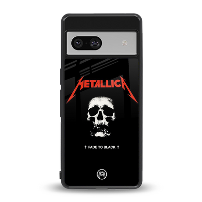 metallica black back phone cover | glass case for Google Pixel 7