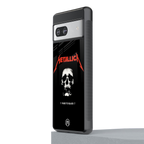 metallica black back phone cover | glass case for Google Pixel 7