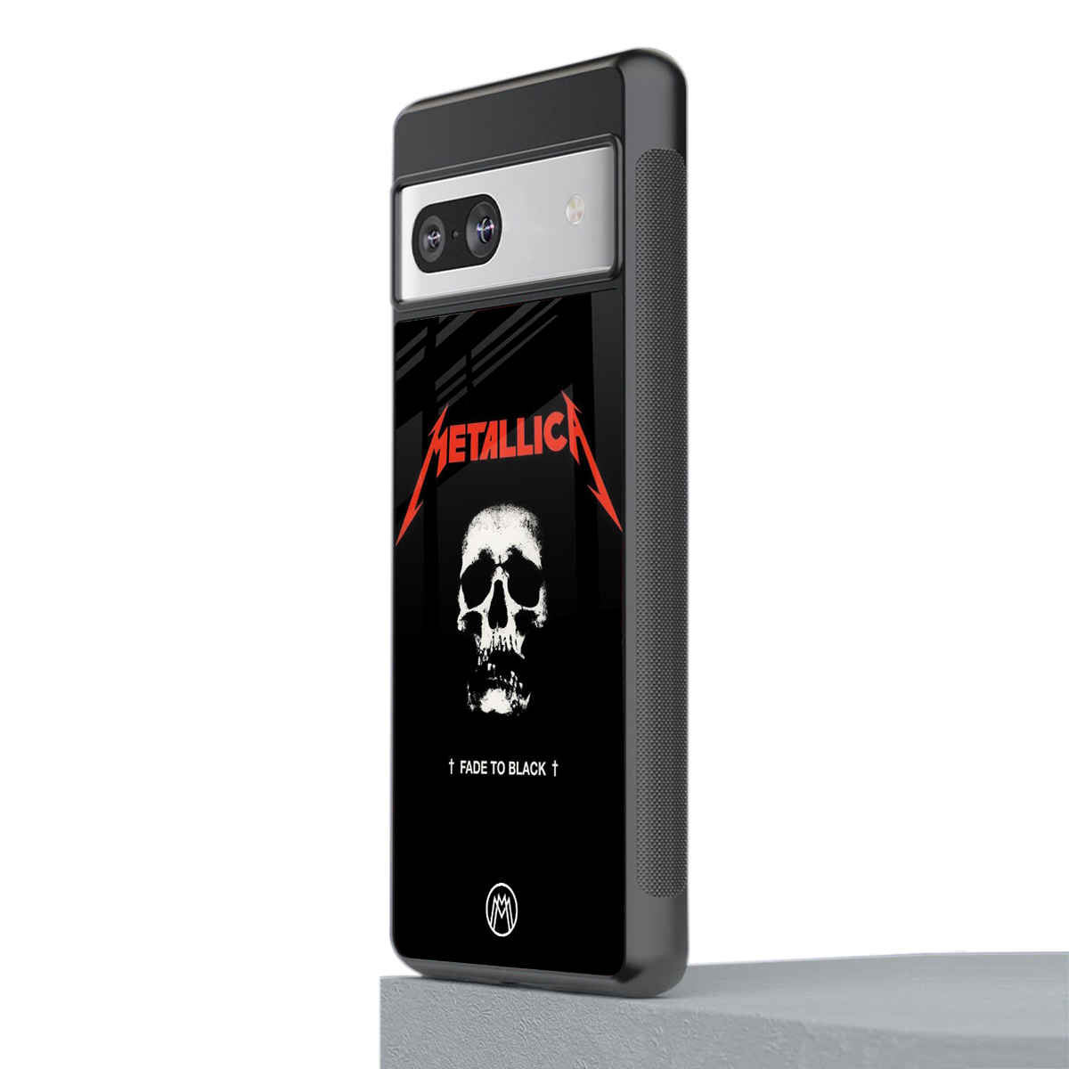 metallica black back phone cover | glass case for Google Pixel 7A