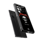 metallica black back phone cover | glass case for samsung galaxy s25 ultra