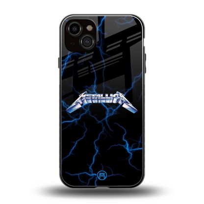 metallica back phone cover | glass case for iphone 15 plus