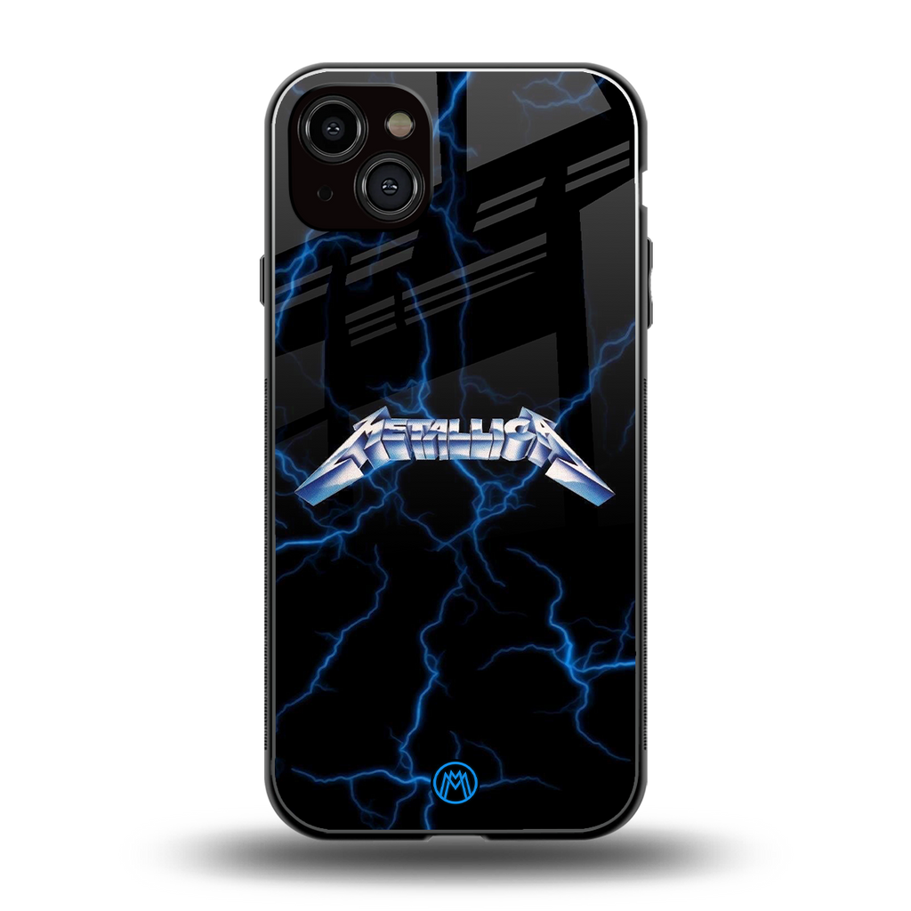 metallica back phone cover | glass case for iphone 14 plus