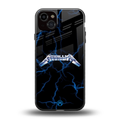 metallica back phone cover | glass case for iphone 14 plus