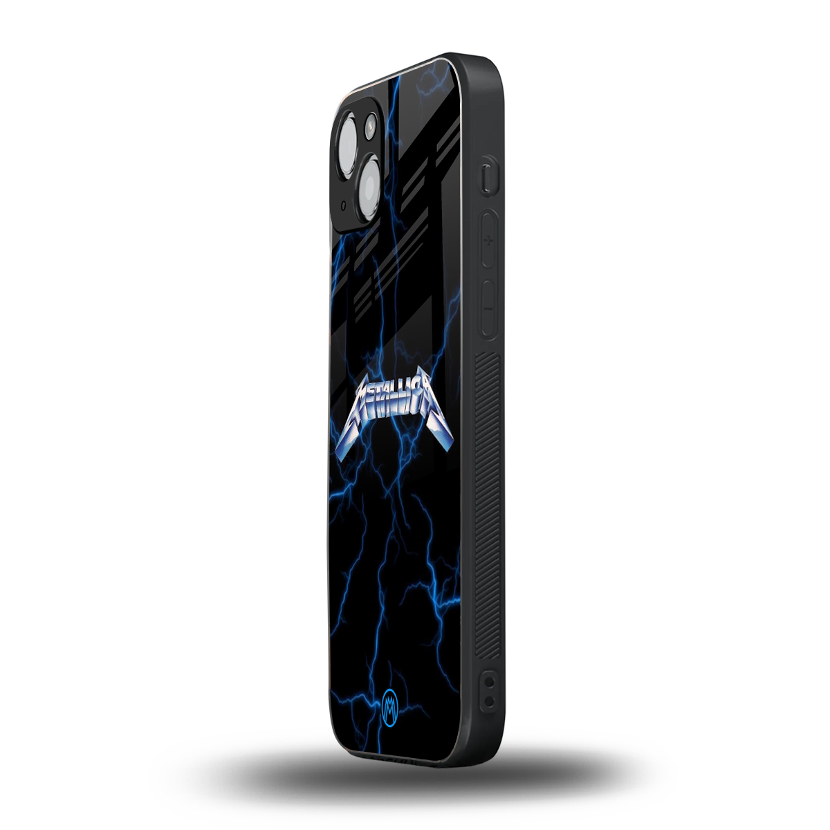 metallica back phone cover | glass case for iphone 15 plus