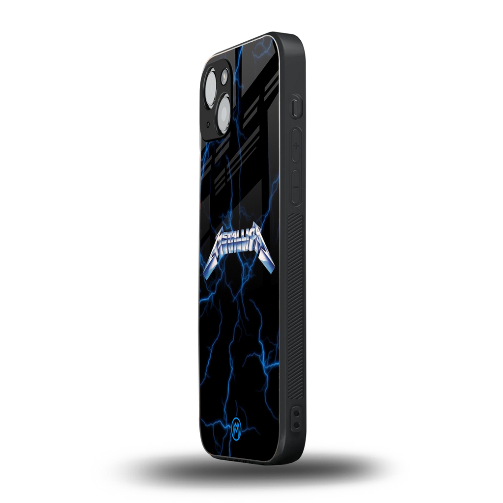 metallica back phone cover | glass case for iphone 14 plus