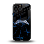 metallica back phone cover | glass case for iphone 15 pro max