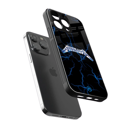 metallica back phone cover | glass case for iphone 14 pro max