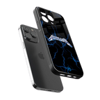 metallica back phone cover | glass case for iphone 15 pro max