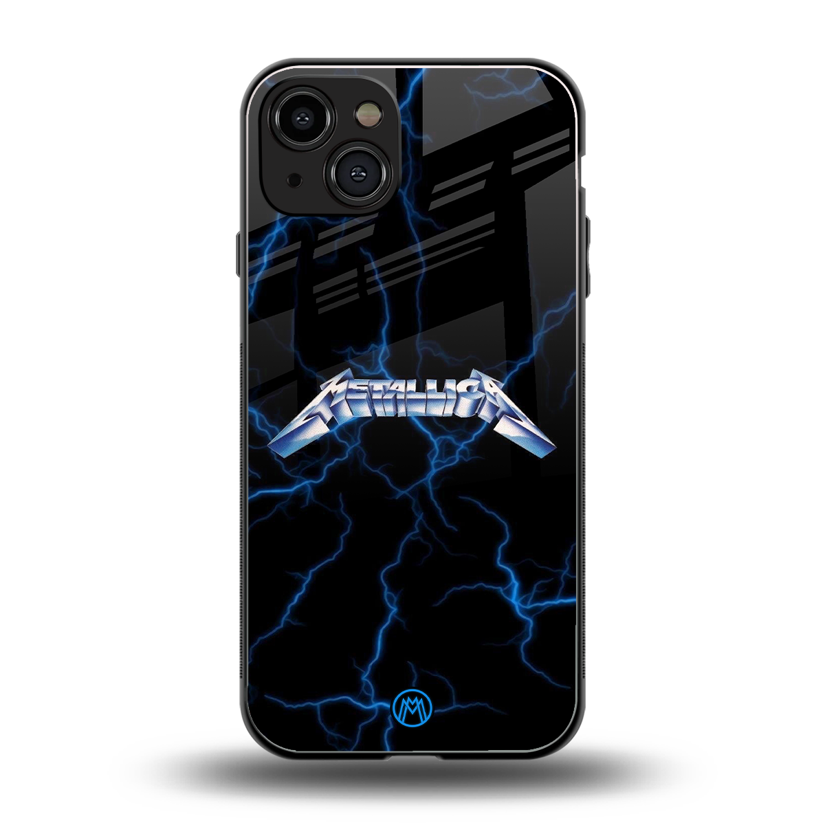 metallica back phone cover | glass case for iphone 15