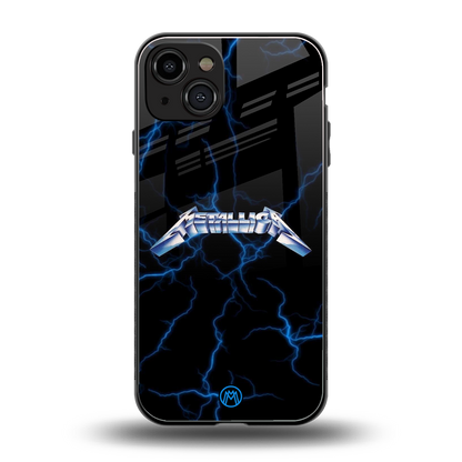 metallica back phone cover | glass case for iphone 15