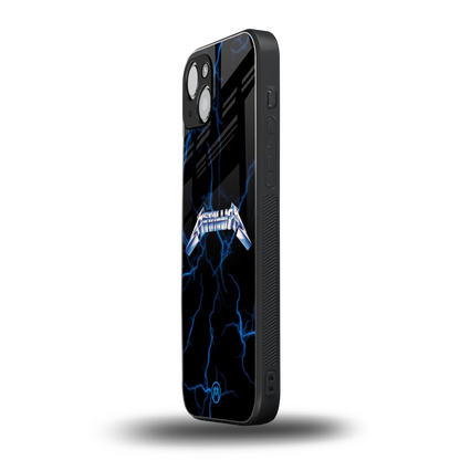 metallica back phone cover | glass case for iphone 15