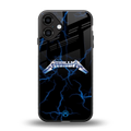 metallica back phone cover | glass case for iphone 16 plus
