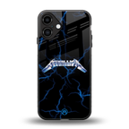 metallica back phone cover | glass case for iphone 16 plus