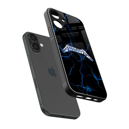 metallica back phone cover | glass case for iphone 16 plus