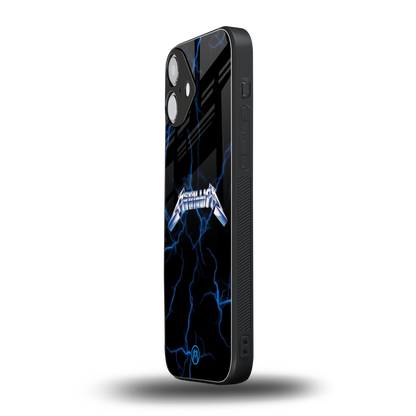 metallica back phone cover | glass case for iphone 16 plus