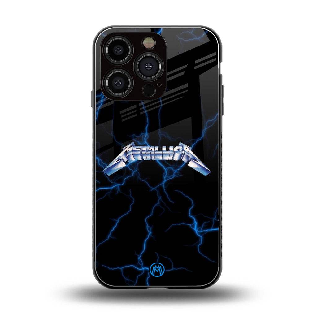 metallica back phone cover | glass case for iphone 16 pro